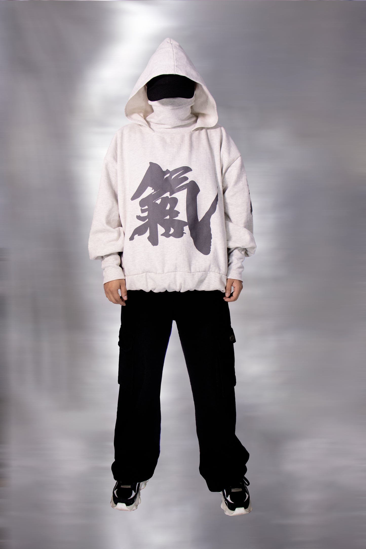 Hoodie Unisex Yinyang Melange