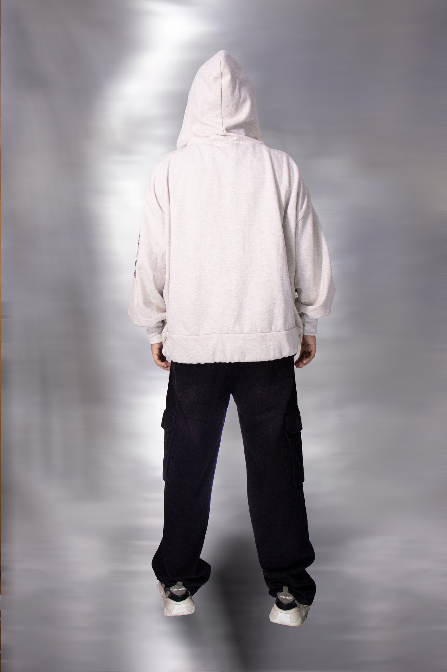 Hoodie Unisex Yinyang Melange
