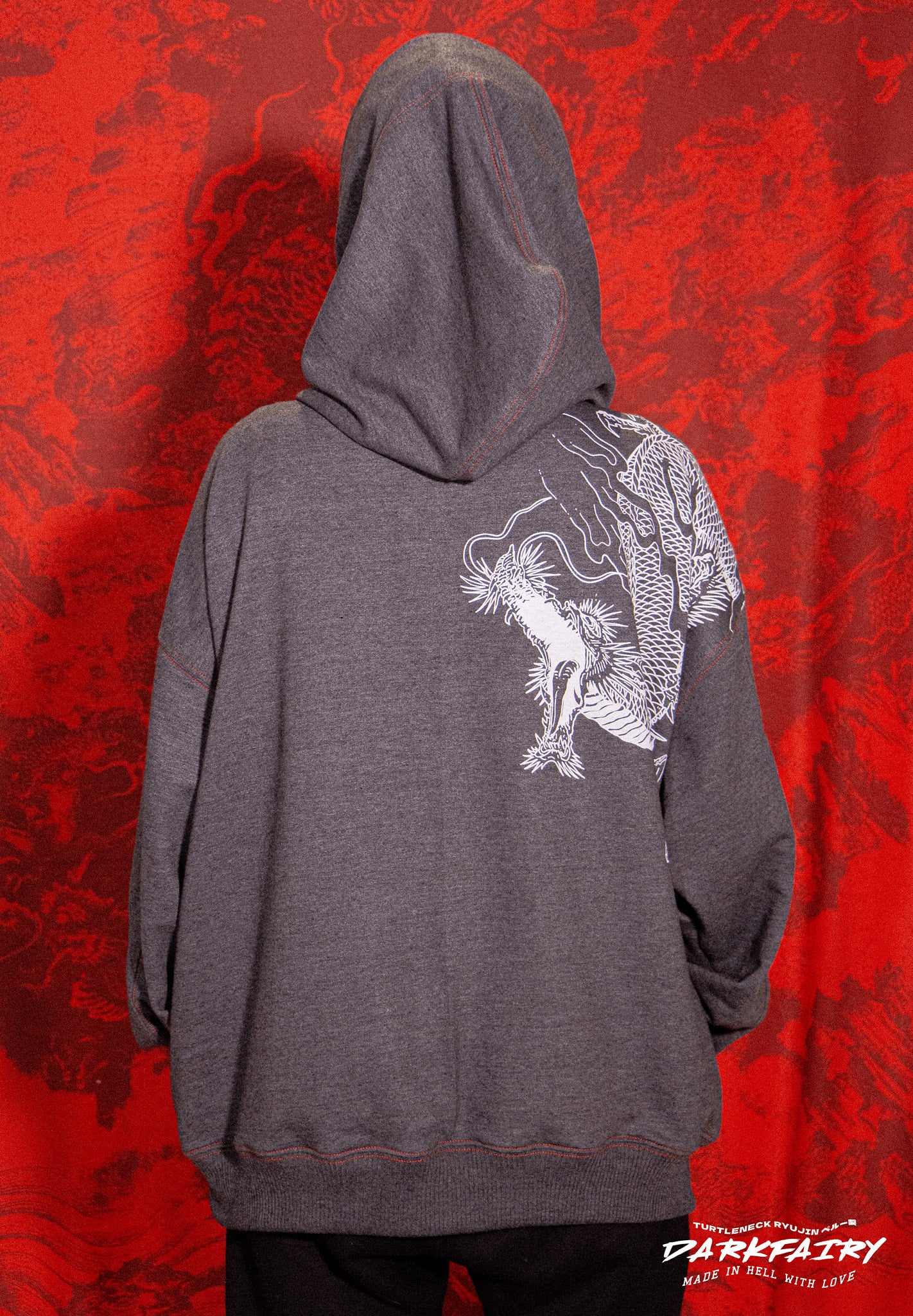 Hoodie Turtleneck unisex " Ryujin"
